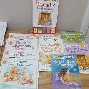 Biscuit's Neighborhood Book Lot Of 5 I Can Read My First Plus 4 Others